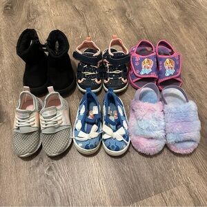 Kids Footwear Collection - Black, Pink, Blue, Gray, Multicolor